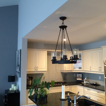 Open Concept Living/Dining/Kitchen Update by Prep & Paint Toronto On Canada