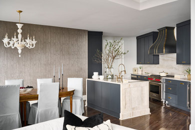 Elegant kitchen photo in Atlanta