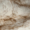 4' X 6' Ombre Tan Faux Fur Washable Non Skid Area Rug