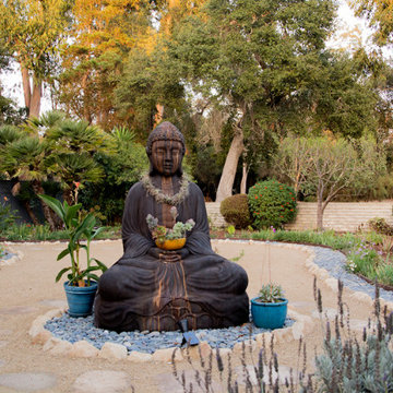 Buddha meditation garden