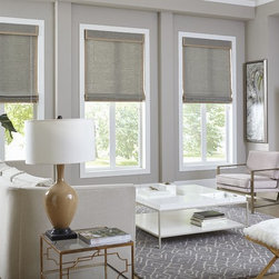 Blinds.com Deluxe Woven Wood Shades - Roman Shades