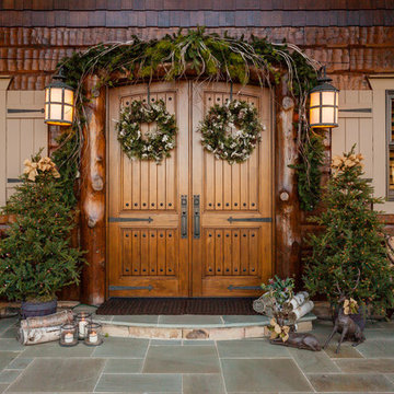 Christmas At Modern Rustic Homes