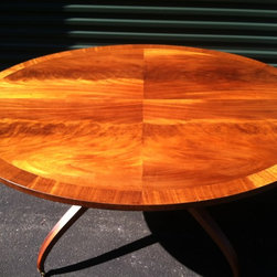 Vintage Art Deco Oval Table-1920s - Dining Tables