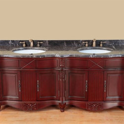 Bosconi 75'' Classic Double Vanity T-3688 - Bath Products