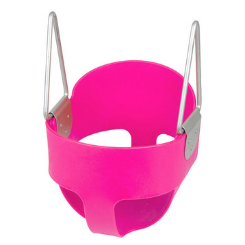 High-Back Full Bucket Swing Seat, Pink