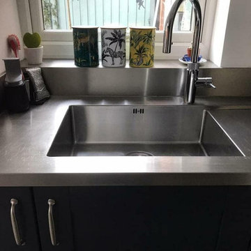 Cambridge with Stainless Steel worktops