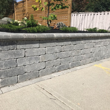Front yard Retaining Wall