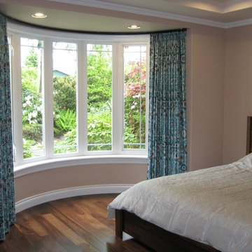 Custom Curved Window Treatment