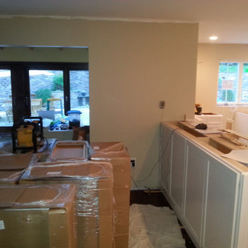 Stacy M Custom Kitchen Flooring + Bump out