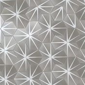 Cement Encaustic Gray Hexagon
