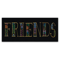 Wild Apple Portfolio 'Bright Folklore Friends' Canvas Art, 24"x10"
