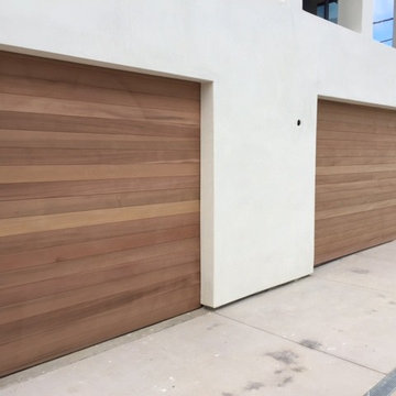 Wood Contemporary Garage Doors