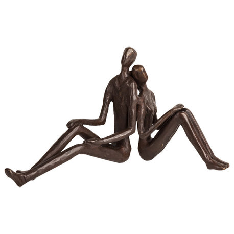 Danya B Romantic Couple Bronze Sculpture
