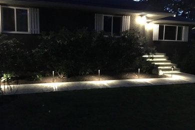 Inspiration for a small modern porch remodel in Other