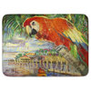 Red Parrot at Lulu's Machine Washable Memory Foam Mat