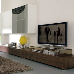 Modern Italian Wall Unit Velvet 913 by Artigian Mobili - $3,199.00 - Entertainment Centers And Tv Stands
