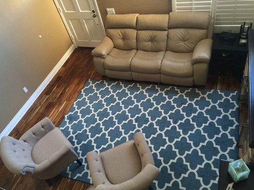 Furniture placement and Area rug