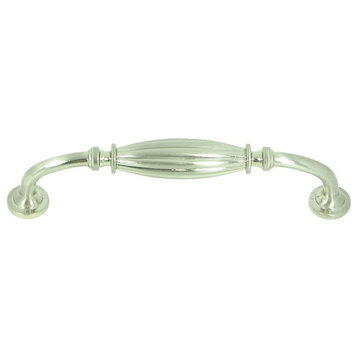 Stone Mill Hardware -Vienna French Country Satin Nickel Cabinet Handle