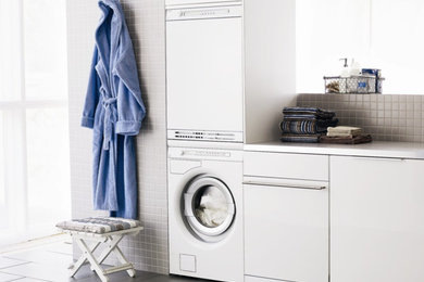 Modern laundry room in Melbourne.