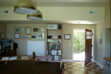 Home office - traditional home office idea in Santa Barbara