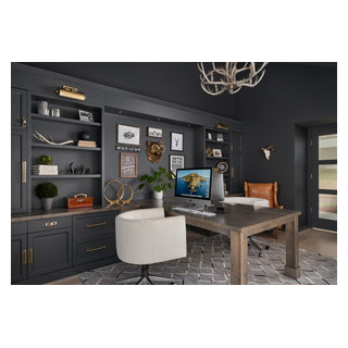 Minnetonka Beach Home Remodel - Transitional - Home Office ...