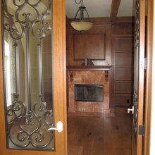 Office wrought iron doors