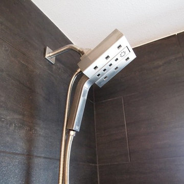Barn Door Shower and Bathroom Remodel In Palm Harbor