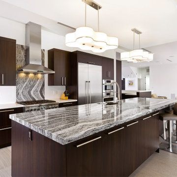 Kitchen and Bar Textured Melamine White Gloss Lacquer