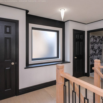Privacy Window in Modern Hallway - Renewal by Andersen Greater Toronto, Ottawa a