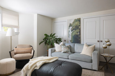 Living room - transitional living room idea in Chicago