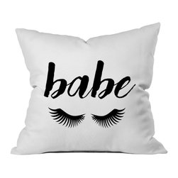 Oh, Susannah Babe Eyelashes Throw Pillow Cover - Products