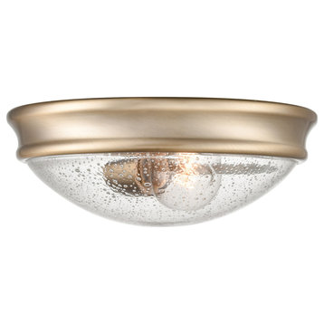 Millennium Lighting 5226 10"W Flush Mount Bowl Ceiling Fixture - Modern Gold