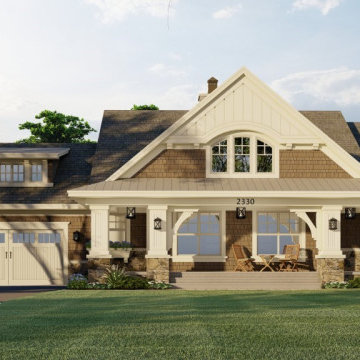 Creeks Bend House Plan - Front
