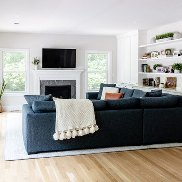 Sharon Custom Colonial Family Room