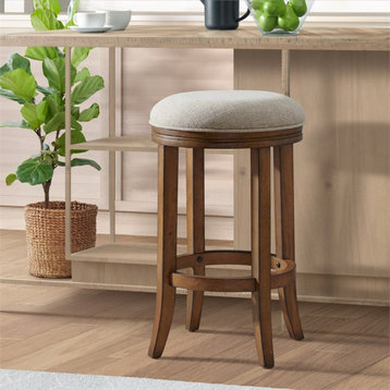 Alaterre Furniture Natick Counter Height Stool - Brown