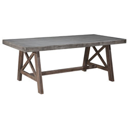 Industrial Outdoor Dining Tables by Zuo Modern Contemporary