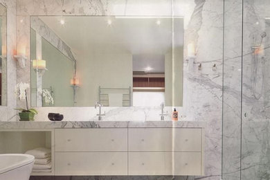 Inspiration for a contemporary bathroom remodel in Phoenix