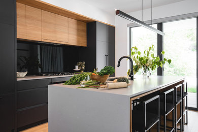 Trendy home design photo in Vancouver