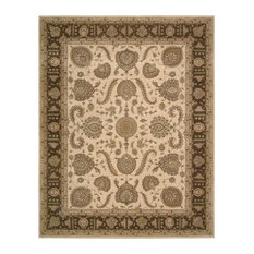 Free Form Area Rugs Houzz Nourison Heritage Hall 100 Wool Beige Hand Tufted Rug He19 6