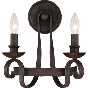 Quoizel Noble Two Light Wall Sconce NBE8702RK