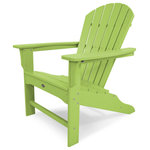 Polywood - Trex Outdoor Furniture Yacht Club Shellback Adirondack Chair, Lime - Sit back and relax. You deserve a few minutes (or hours) of bliss in the comfortably contoured Trex Outdoor Furniture Yacht Club Adirondack. This carefree chair is what summertime is all about. And since it comes in seven attractive, fade-resistant colors that are designed to coordinate with your Trex deck, you're sure to find one that enhances your outdoor living space. Made in the USA and backed by a 20-year warranty, this durable chair is constructed of solid, eco-friendly, HDPE recycled lumber. It's easy to maintain and keep looking like new because it's resistant to weather, food and beverage stains, and environmental stresses. And although it resembles real wood, it won't rot, crack or splinter and you'll never have to paint or stain it.