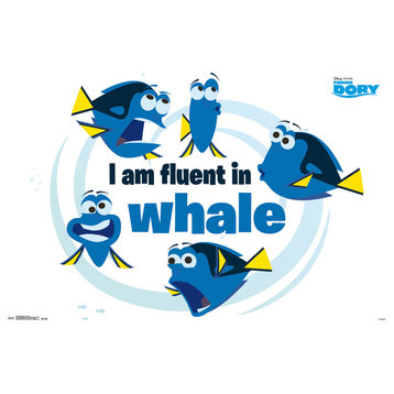 Finding Dory Whale Poster, Premium Unframed