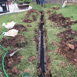 French Drain Installation - Watering And Irrigation Equipment