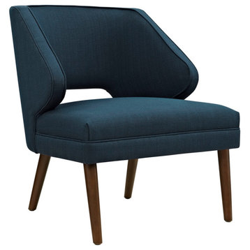 Jayden Azure Upholstered Fabric Armchair