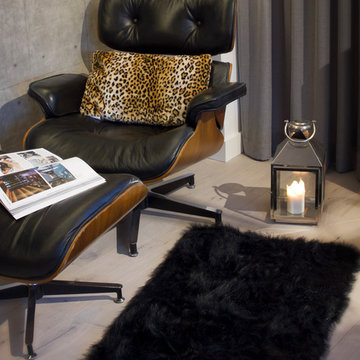 Hudson Faux Fur Rug - Black 2x3