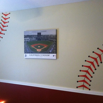 Boy's Baseball Bedroom