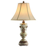 Ore International - 28.5"H Vintage Rose Table Lamp - 28.5″H VINTAGE ROSE TABLE LAMP.