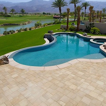 Stamped Concrete Pool Decks