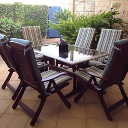 Custom made outdoor cushions - Throws