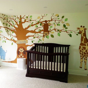Safari Tree Mural